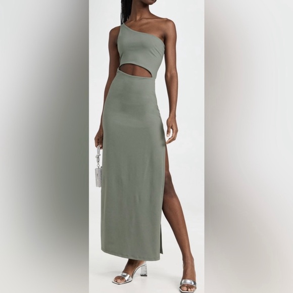 SUSANA MONACO REVOLVE GREEN MAXI DRESS - Picture 2 of 5